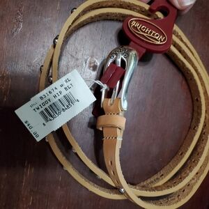 Brighton belt tan leather